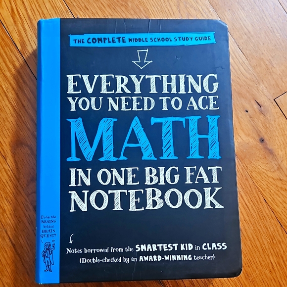 Math Study Everything You Need to Ace Math in One Big Fat Notebook - Picture 1 of 2